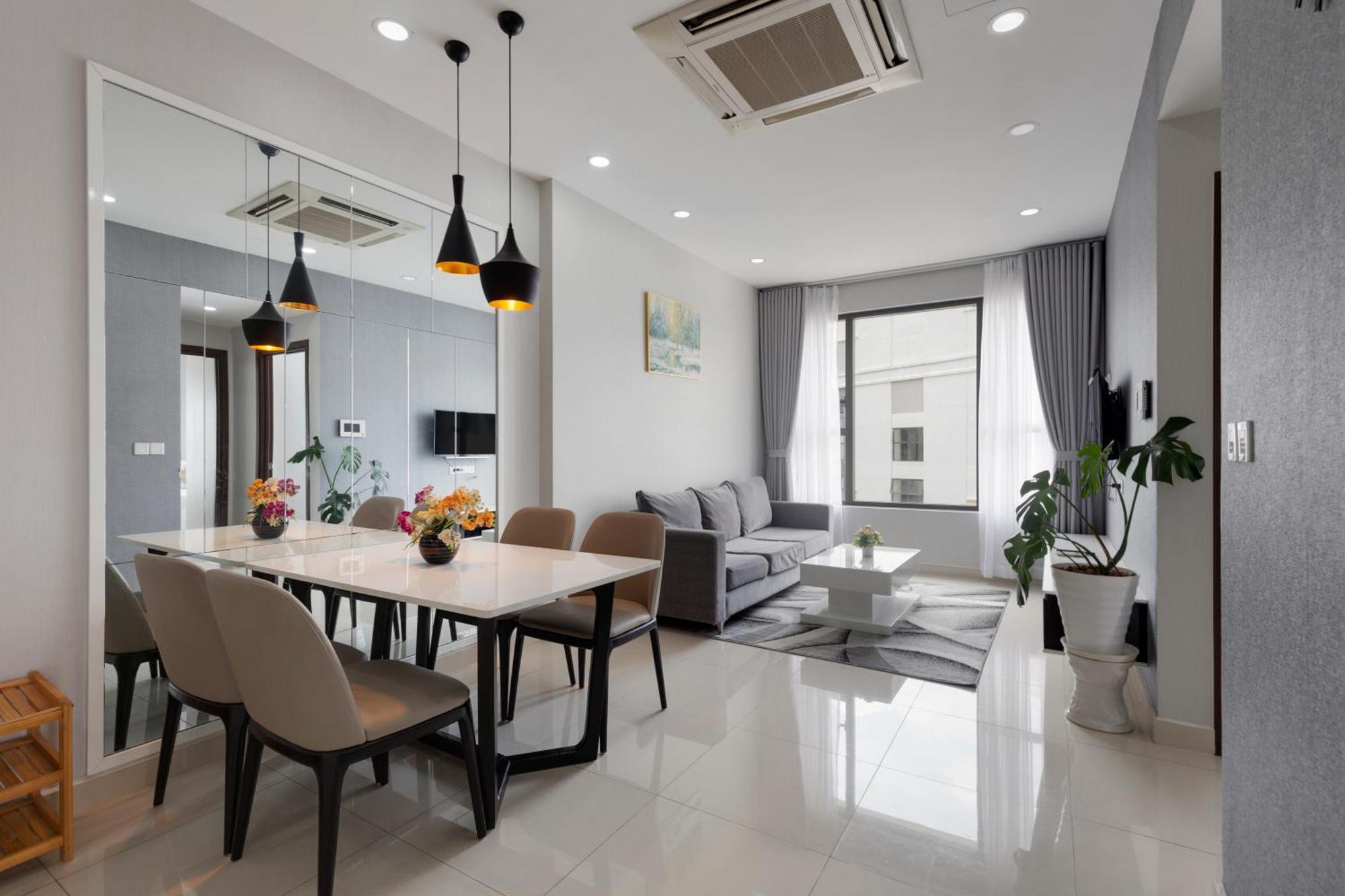 Smile Home Tresor Apartment - Modern Comfortable โฮจิมินห์ซิตี้ ภายนอก รูปภาพ
