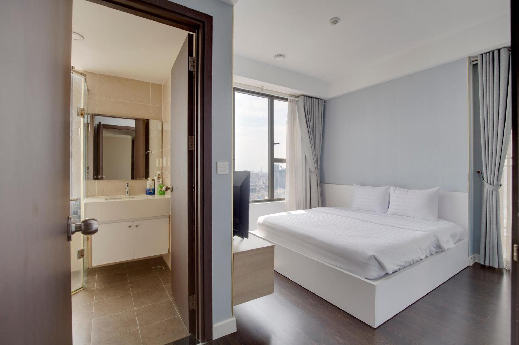 Smile Home Tresor Apartment - Modern Comfortable โฮจิมินห์ซิตี้ ภายนอก รูปภาพ